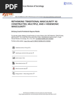 Rethinking Traditional Masculinity as Constructed Multiple and Hegemonic Masculinity