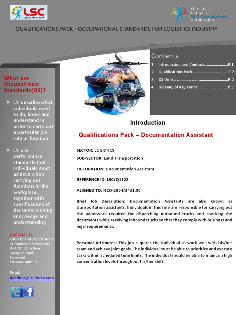 Qualifications for Documentation Assistant | PDF | Safety | Employment