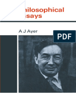 A. J. Ayer (Auth.) - Philosophical Essays (1972, Palgrave Macmillan UK) - 1