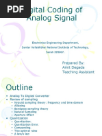 Digital Coding of Analog Signal Ut1