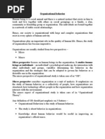 Download Organisational Behavior - Notes by Lakshya Tanwar SN37755856 doc pdf