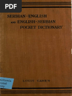 Download Cahen Louis-serbian-English and English-Serbian Pocket Dictionary by patzinak SN377559177 doc pdf