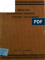 Cahen Louis.-serbian-English and English-Serbian Pocket Dictionary