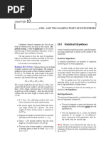 One-And Two-Sample Tests of Hypotheses: E 10.1 (Tomato)