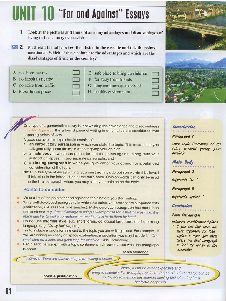 For and Against PDF | PDF