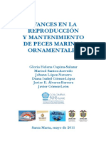 Avances en La Reproducción y Mantenimiento de Peces Marinos Ornamentales - 2011 PDF