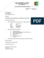 Surat Panggilan Mesyuarat Kurikulum Bil 4 2016