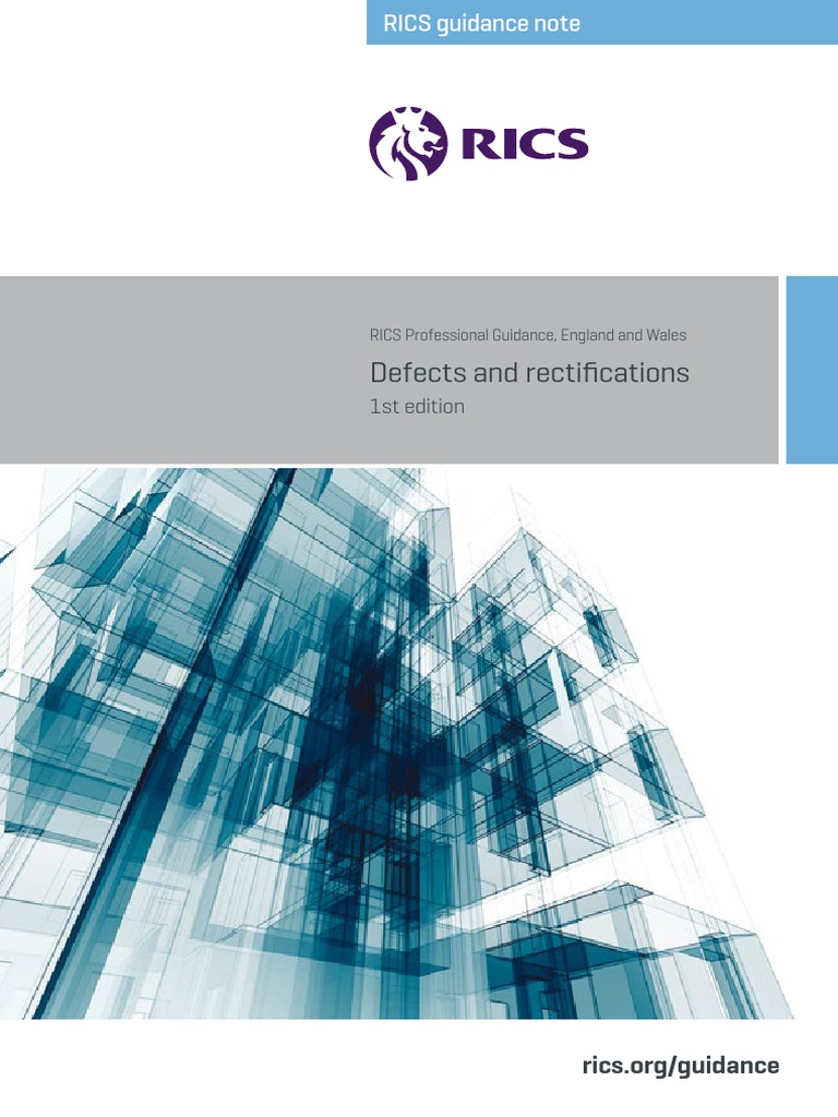 Defects and Rectification Tort Negligence