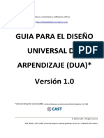 Guia para el  Diseno Universal de Aprendizaje