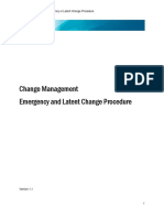 Emergency and Latent Change Procedure