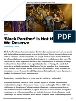 ‘Black Panther’ is Not the Movie We Deserve