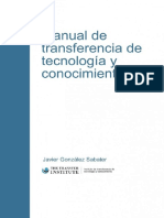 The Transfer Institute Manual de Transferencia de Tecnologia y Conocimiento