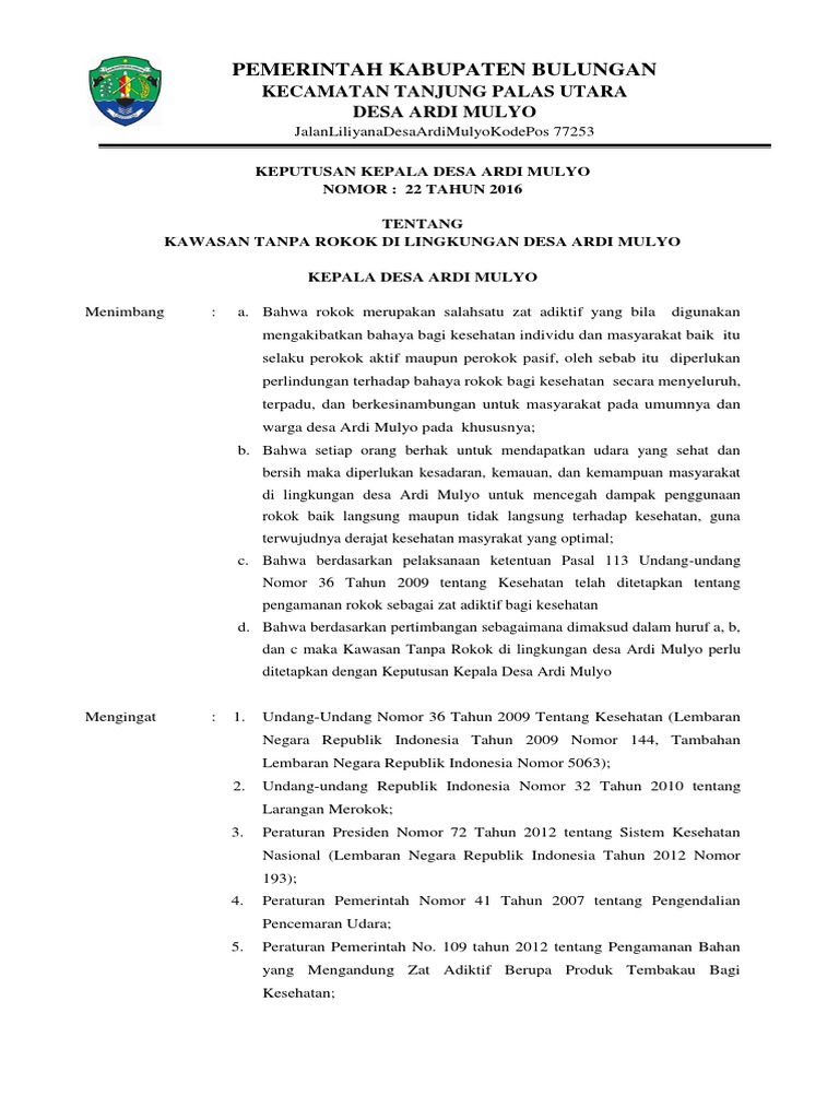 SK KTR | PDF | Pengembangan Diri