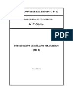NIF-Chile: Presentación de Estados Financieros (NIC 1