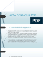 Acta de Brasilia 1998