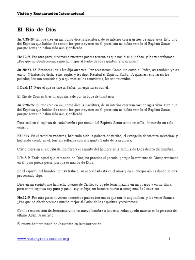 El Rio de Dios | PDF
