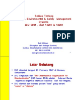 Sekilas ISO 9001 14001 Dan OHSAS