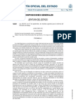 Ley 35/2010, de 17 de septiembre, de medidas urgentes para la reforma del mercado de trabajo.