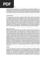 Amperímetro de Gancho