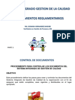 Procedimientos Reglamentarios ISO 9001 Pte 1