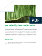 As 7 lições do bambu