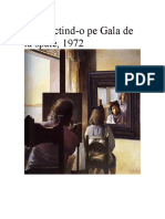 Dali Pictind-O Pe Gala de La Spate, 1972