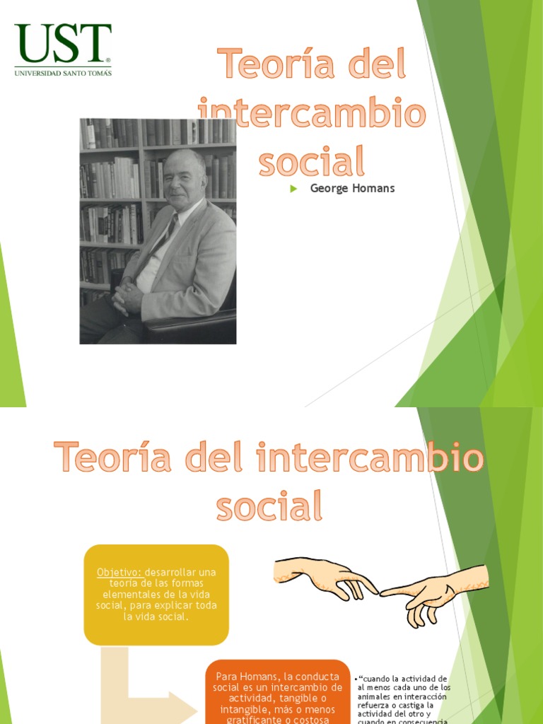 G.homans Teoría de Intercambio Social. | PDF | Teorías cientificas ...