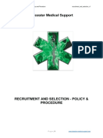 Leicester Medical Support: Recruitment and Selection Policy and Procedure Recruitment - and - Selection - v1