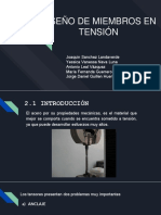 UNIDAD II - Diseño de Elementos A Tension