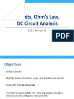 Circuits, Ohm's Law, DC Circuit Analysis: EEE 3 Lecture 02