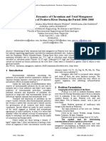 Study On The Dynamics of Chromium and Total Manganese Concentration of Prahova River During The Period 2006-2008