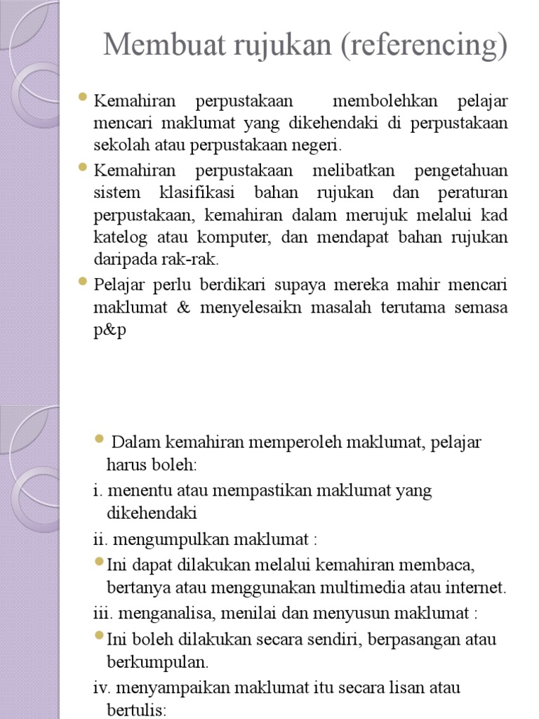 Cara-Cara Membuat Rujukan | PDF
