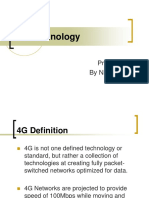 4G Technology: Presented by Nithin Raj