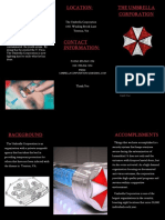 Umbrella Corporation Brochure