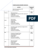 Takwim Panitia Bahasa Inggeris Tahun 2014
