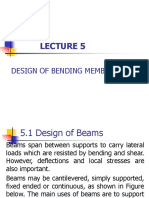 Lecture 5-Bending Members
