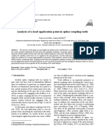 Analysis of A Load Application Point in Spline Coupling Teeth