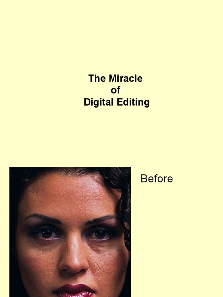 Digital Editing | PDF
