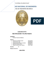 Labo 1 RECTIFICACIÓN Y FILTRO PASIVO