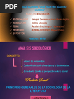 ANÁLISIS SOCIÓLOGICO