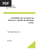 Actividades de Aventura Na Natureza Espelho Da Ideologia Social