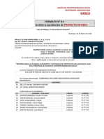 01. Formato 01.- Oficio Para Aprobación de Proyecto de Rseu - 2018 Entregar