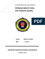 Laporan Praktek Evaluasi Teksti