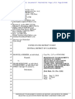 Herzer v. Redstone (Korff Motion To Strike)