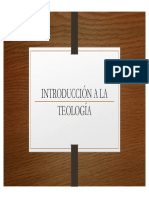 Introduccion A La Teologia PDF