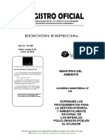 Acuerdo para la gestión de PCB en Ecuador