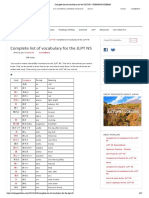 Complete List of Vocabulary For The JLPT N5 - NIHONGO ICHIBAN