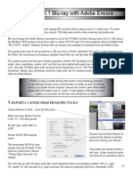 Burning A 5.1 Blu-Ray With Adobe Encore: Export 5.1 Audio Files From Pro Tools