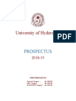 Prospectus - University of Hyderabad