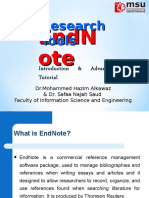 Endnote and ResearchTools